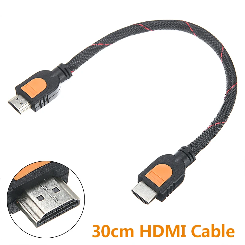 Новинка HDMI-совместимый Штекерный кабель 1 4 в преобразователь высокоскоростной