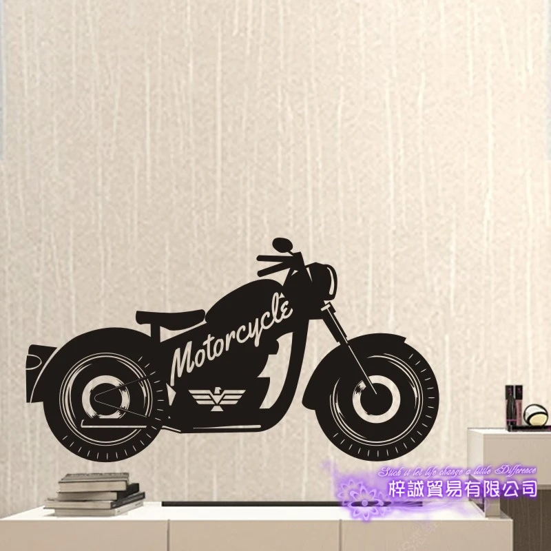 

Vintage Classical Motorcycle Sticker Vehicle Decal Posters Vinyl Wall Autobike Decor Mural Sticker Motorcycle Racing Decals