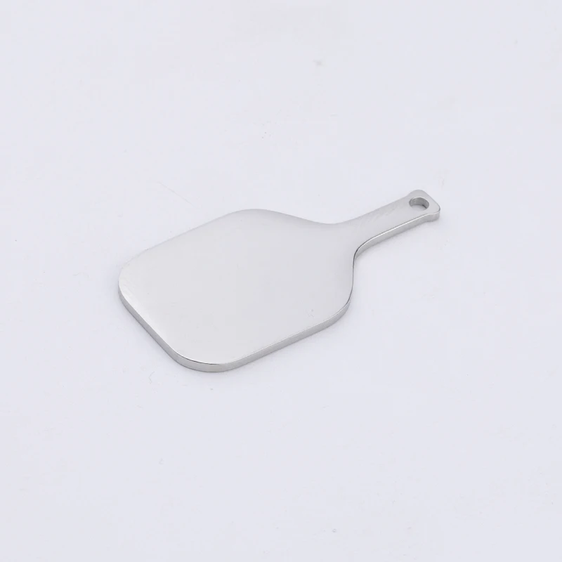 

Fnixtar 20Pcs 40*20mm Novelry Racket Charms Mirror Polish Stainless Steel Blank Charms For DIY Making Necklace Key Chain Jewelry