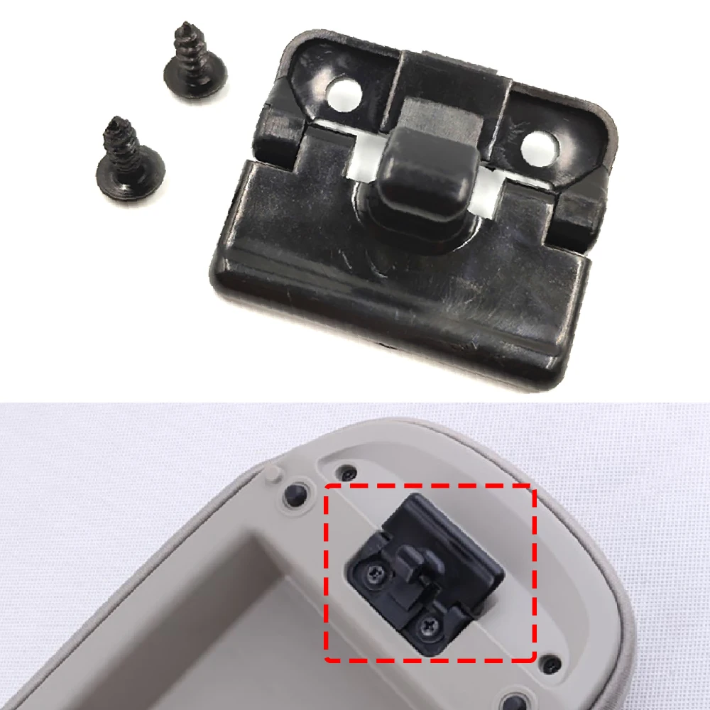

1Pc Black Central Armrest Box Hand Box Cover Latch Lid Clip Fit For Toyota Camry Highlander Rav4 COROLLA SCION AURIS ZELAS HILU