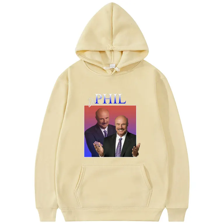 

Dr Phil New Print Hoodie Hip Hop Punk Streetwear Gothic Clothes Harajuku Pattern Sweatshirts Daily Comfortable Men Women Tops