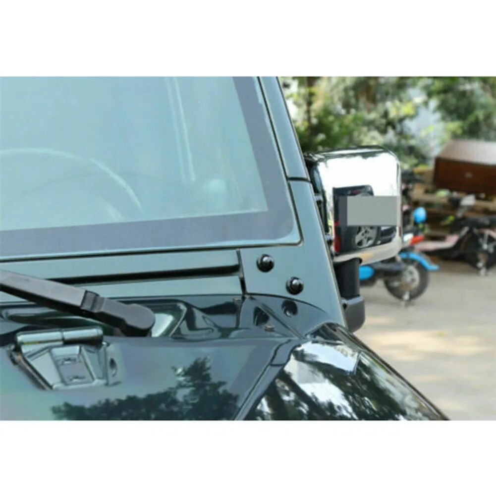 

12 шт. винтовая Защитная крышка ABS Car A-Pillar для Jeep Wrangler JK 07-17