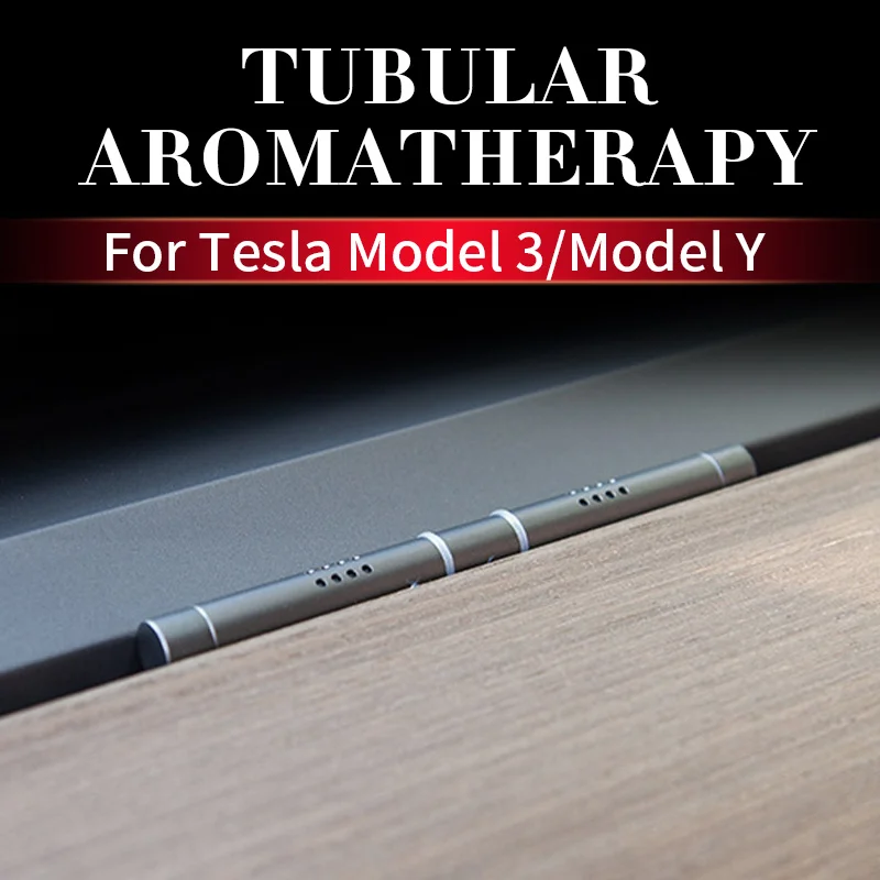 

Tplus For 2021 Tesla Model 3/Y Aromatherapy Fresh And Deodorization Car Perfume Invisible Air Outlet Fragrance Accessories