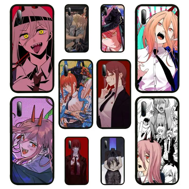 

Chainsaw Man Anime Phone Case For Honor 7A 8x 8s 8E 9x 10i 20s 10 20lite 30Pro V30 PLAY Nax Fundas Cover