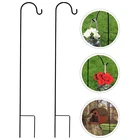 Крючки для пастухов устойчивая к ржавчине садовая стойка для улицы металлическая подставка для растений вешалка для кормушки птиц