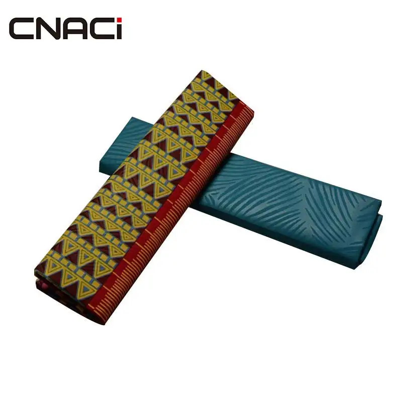 CNACI Новинка Kente Ткань Гана принт африканская ткань Анкара настоящий воск блок печать ткань 2+ 2 ярдов для женского платья