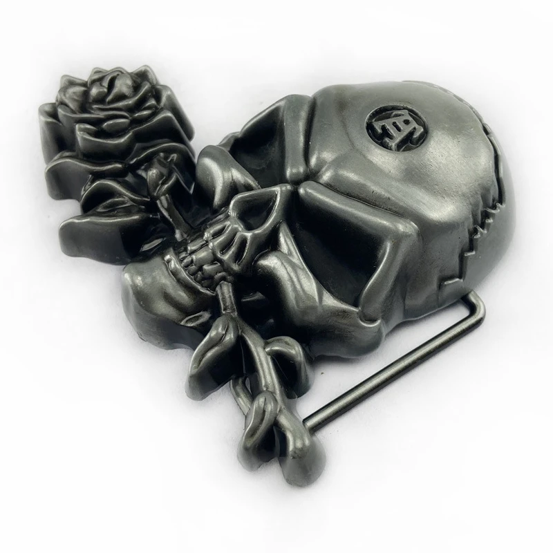 Ковбойская крутая модная серебряная пряжка для ремня с металлическими 3D