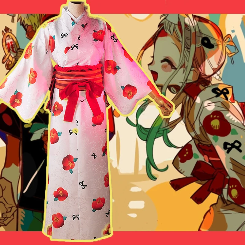 

Аниме Комикс Jibaku Shounen Hanako kun косплей костюмы Яширо Nene Косплей Костюм Школьная Униформа платья одежда кимоно