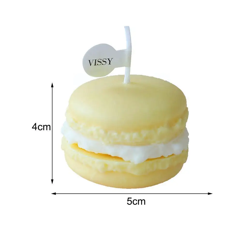 Scented Candles Handmade Lovely Macaron Candle Aromatherapy Wedding Decoration Shooting Props Home INS C1J5 | Дом и сад