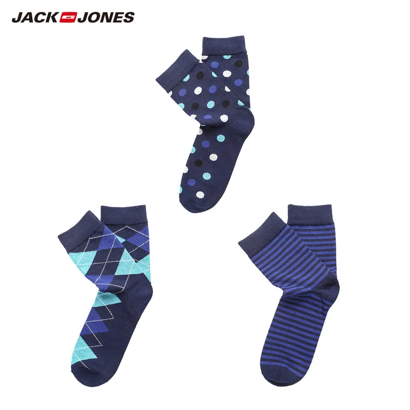 JackJones мужские длинные носки хлопок чулок Нижнее белье домашняя одежда бренд