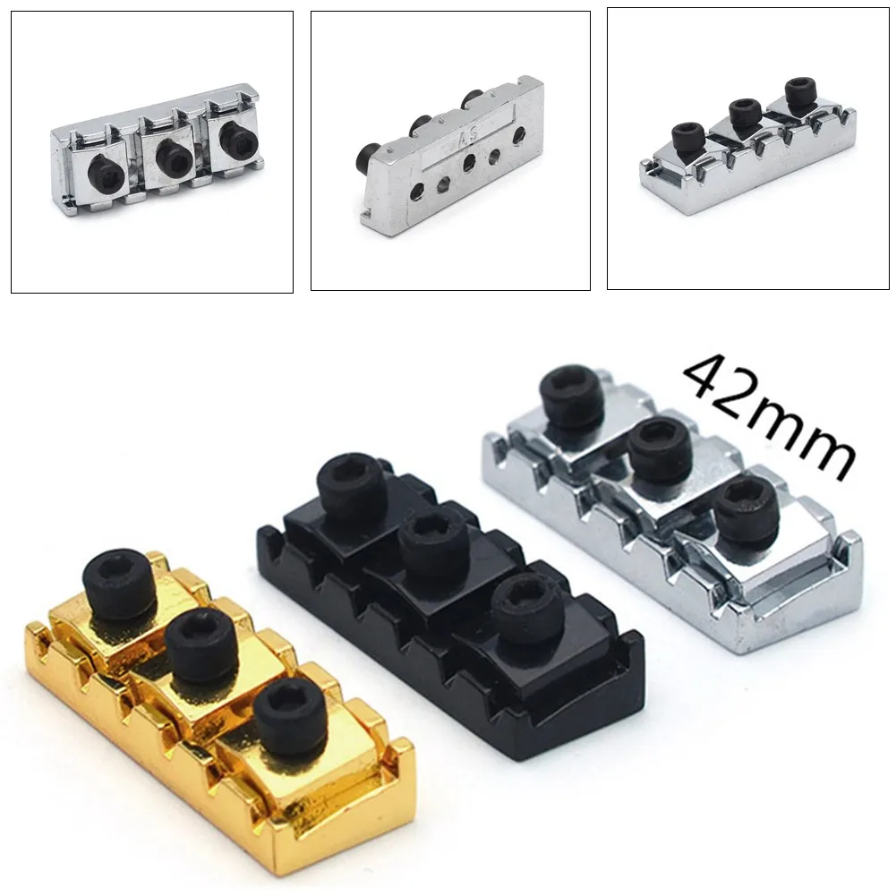 

Electric Guitar Guitar Pillow String Locking Nut 42mm Replacement For Floyd Rose Tremolo Parts 42*15.5mm Excellent Value Parts