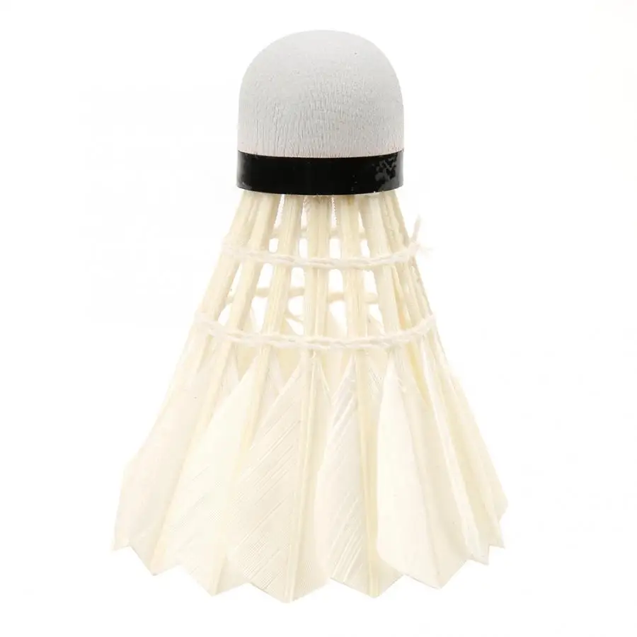 12 шт. высокоскоростные утки перо воланы для бадминтона открытый крытый Обучение