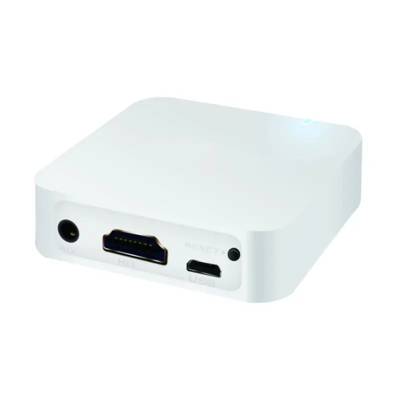 Белый автомобильный WiFi Дисплей Коробка Зеркало Ссылка адаптер для Airplay DLNA Android и