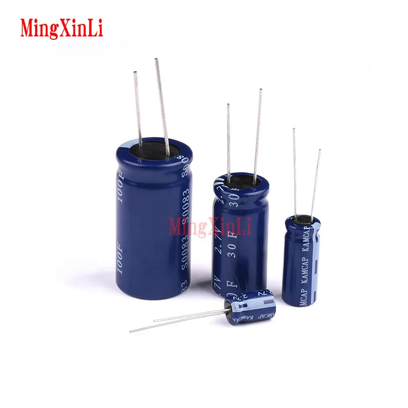 

1PCS super capacitor farad capacitor 2.7V 1F 2F 3.3F 8F 10F 12F 15F 20F 25F 30F