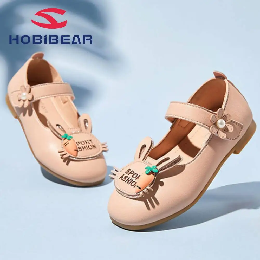 

Spring Autumn Baby Girls Shoes Cute Cartoon rabbit Leather Princess Shoes Kids Gilrs Party Flat Dancing Shoes First Walkers