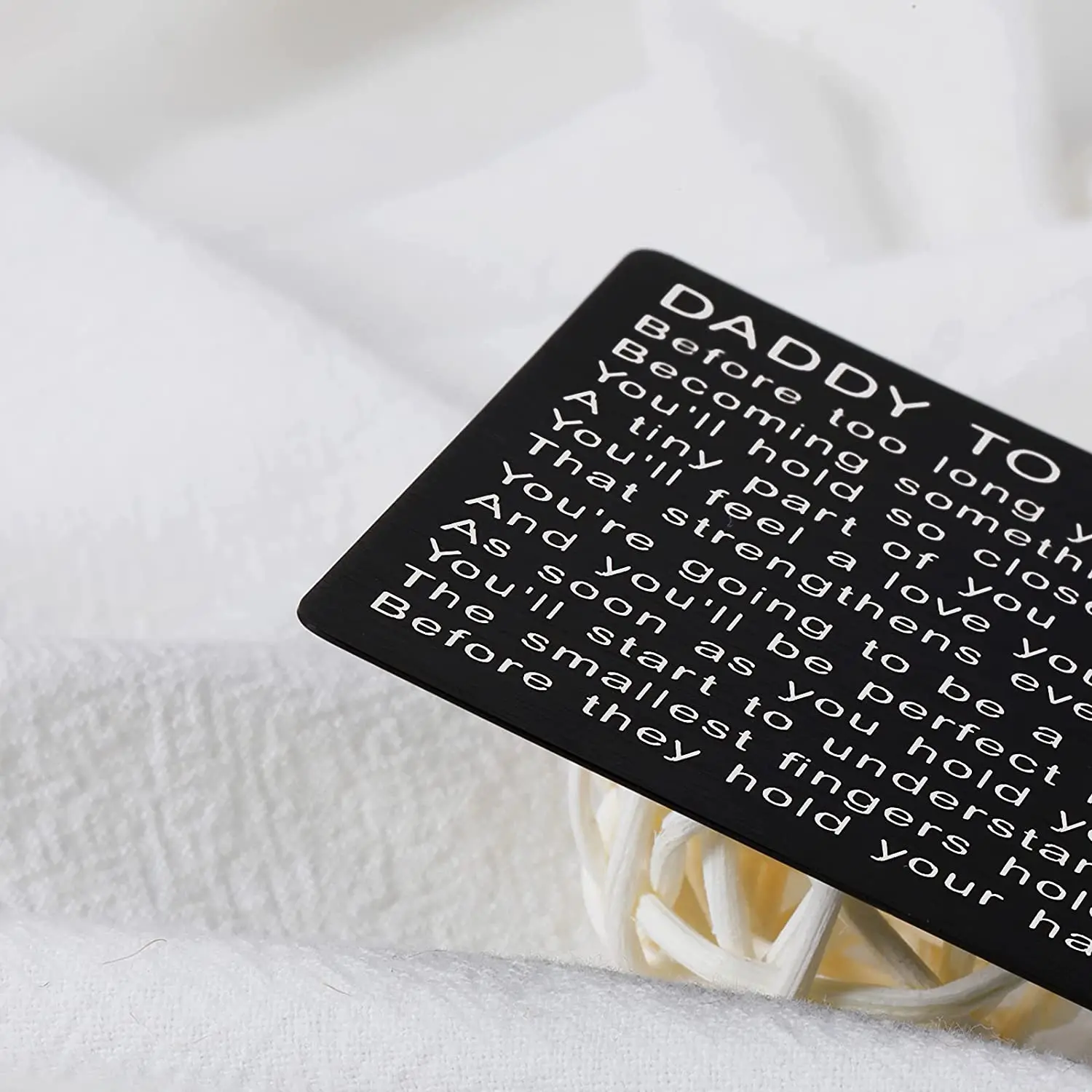 New Dad Gift Wallet Card Father from Expectant Mom Pregnancy Announcements First Fathers Day Gifts for Husband DIY Wholesale |