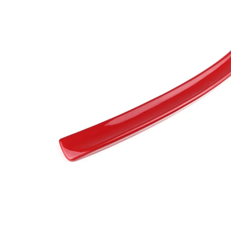 Углеродное волокно матовый черный/красный Автомобильный задний спойлер