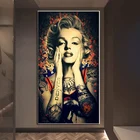 Современный художественный Декор Marilyn Monroe, холст, плакат и картины, настенное украшение для гостиной и дома