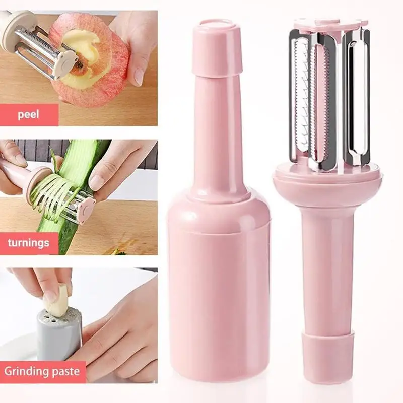 

3 in 1 multifunctional Fruits And Vegetables Cutter for Fruit Potato Peeler Carrot Grater Cucumber Slicer Kitchen Gadgets