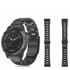 Ремешок из титанового сплава 22 мм для Garmin Forerunner 745Fenix 5 6, сменный быстроразъемный ремешок для 26 мм Fenix 5X 6XFenix 3