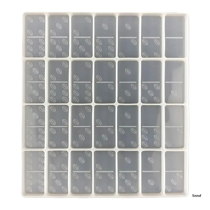 

Dominoes Epoxy Resin Mold Domino Game Cards Silicone Mould DIY Crafts Jewelry Casting Tool