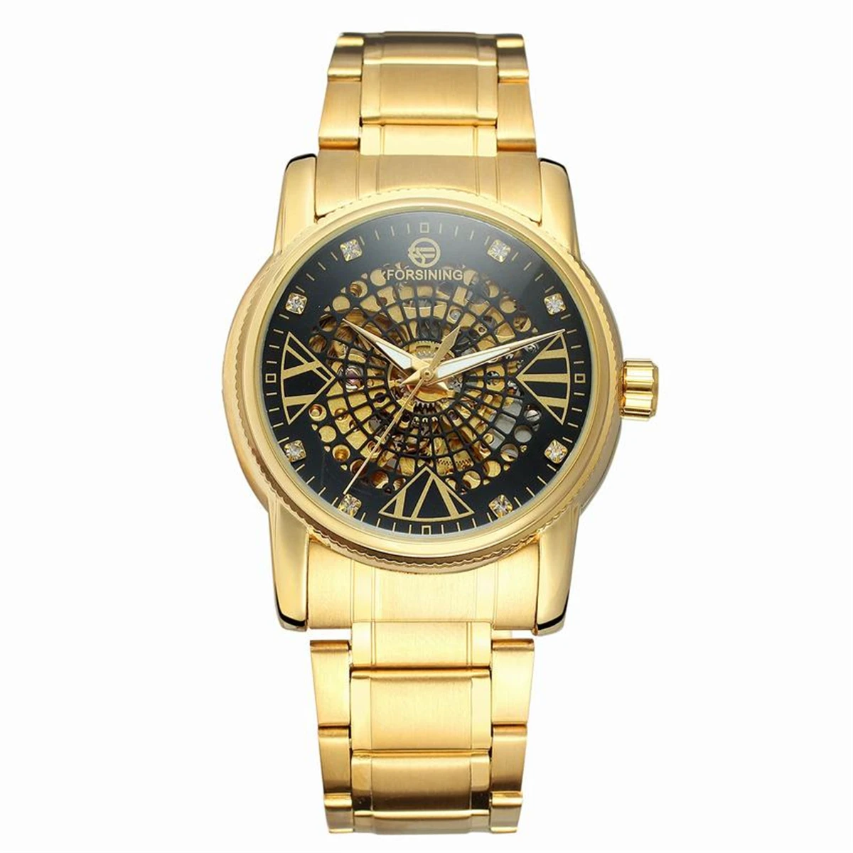 

2020 FORSINING New Men Male Winner Brand Mechanical Watch Steel Automatic Stylish Classic Skeleton Steampunk Wristwatch Gift