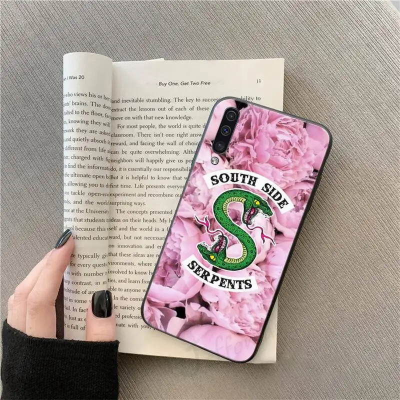 

Serpent icon Riverdale snake logo Phone Case For Samsung galaxy S 9 10 20 A 10 21 30 31 40 50 51 71 s note 20 j 4 2018 plus