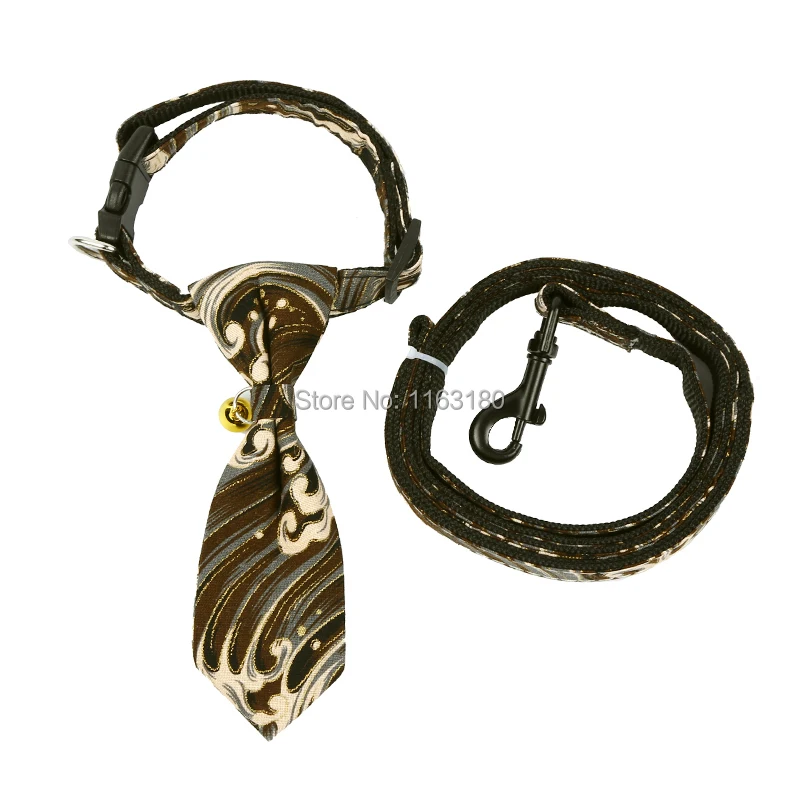 72 компл./лот собачий ошейник с галстук-бабочку и поводок индивидуальное