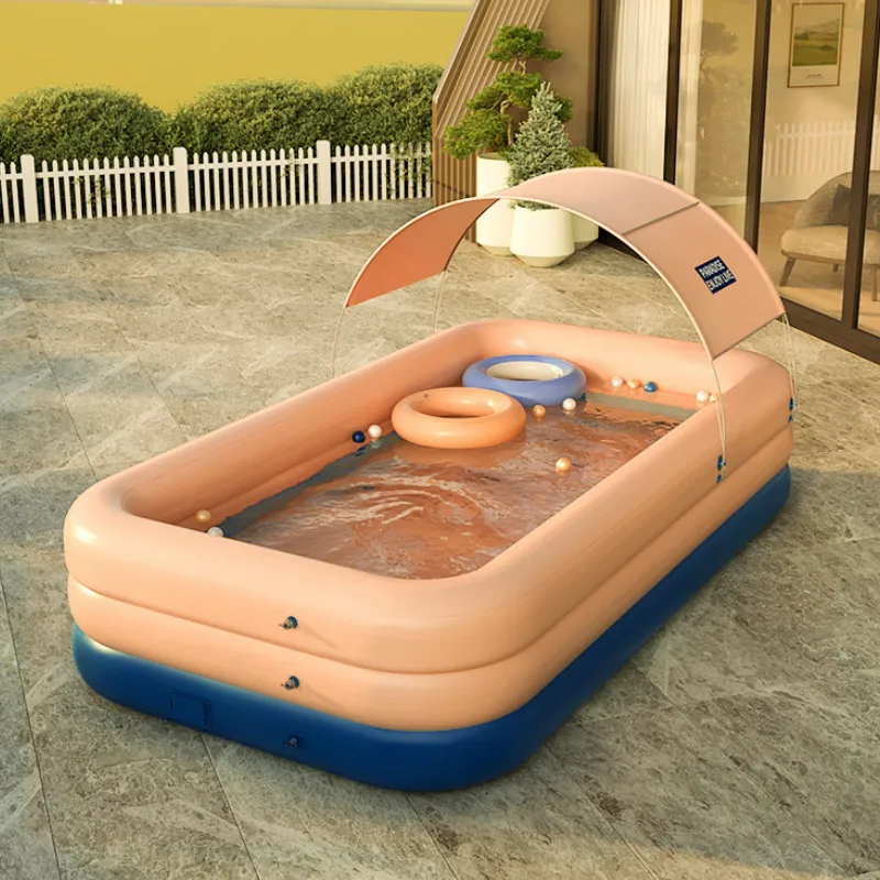 Sunshade Swimming Pool Pvc Wireless Automatic Inflatable Swimming Pool Household Adult Large Infant Pool