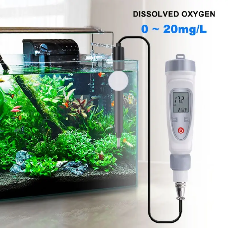 

Digital Dissolved Oxygen Meter Pen Test Range 0-20 Mg/L LCD Water Quality Tester M4YC