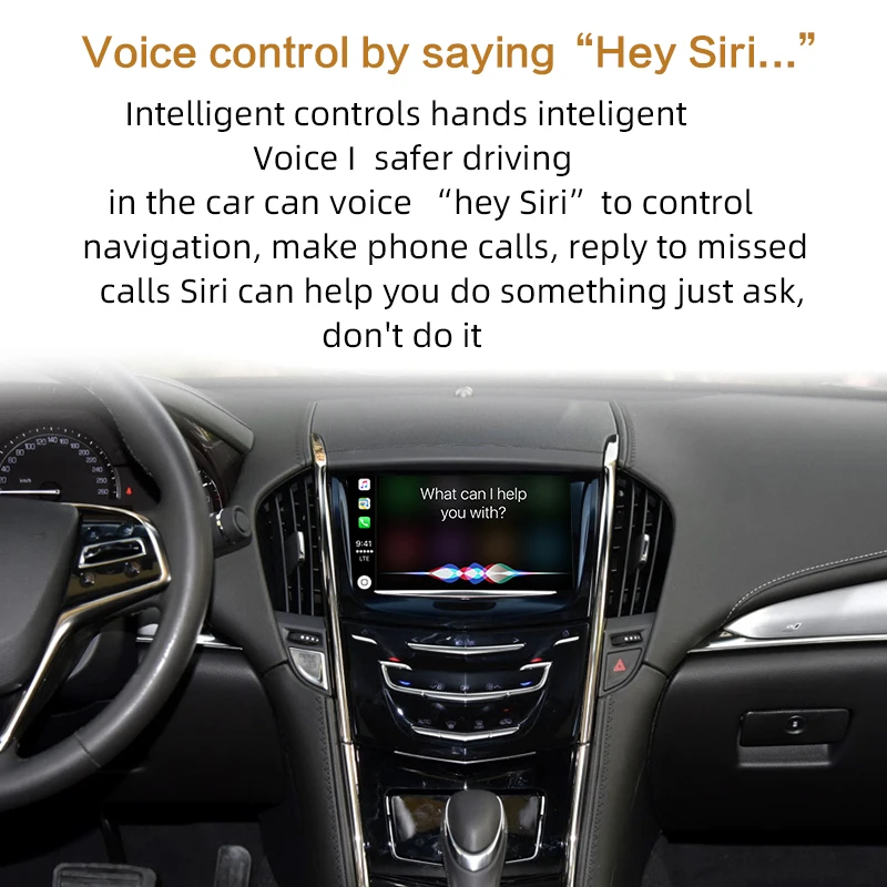 Sinairyu беспроводная Apple Carplay для Cadillac XTS ATS SRX CTS XT5 2014 2019 Android автоматическое зеркало в