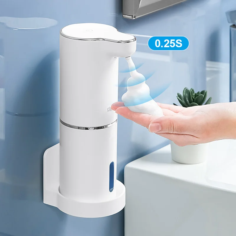 

Автоматический диспенсер для мыла, белый контейнер для мыла с умным датчиком, с аккумулятором