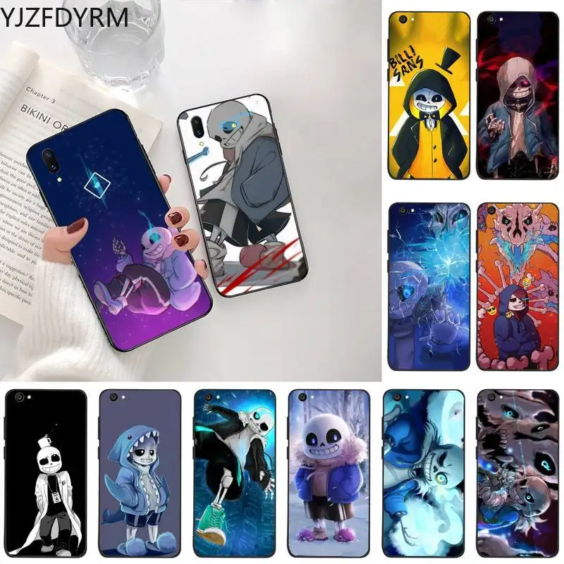 

YJZFDYRM undertale papyrus sans doggo Phone Case For Vivo Y91c Y17 Y51 Y67 Y55 Y7s Y81S Y19 V17 vivos5