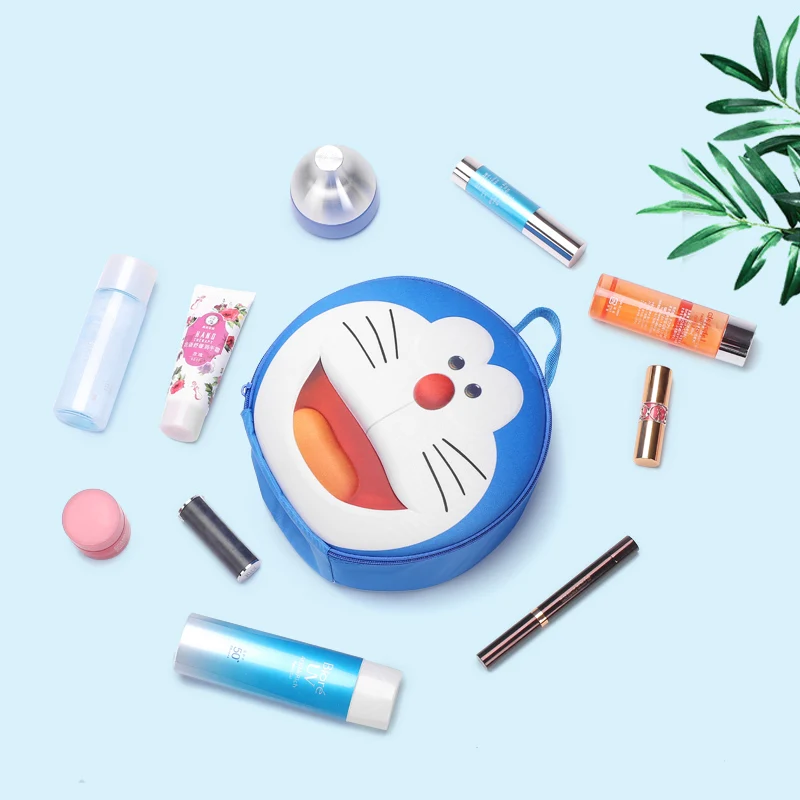 Милая сумочка косметичка с героями мультфильмов Doraemon Большая вместительная