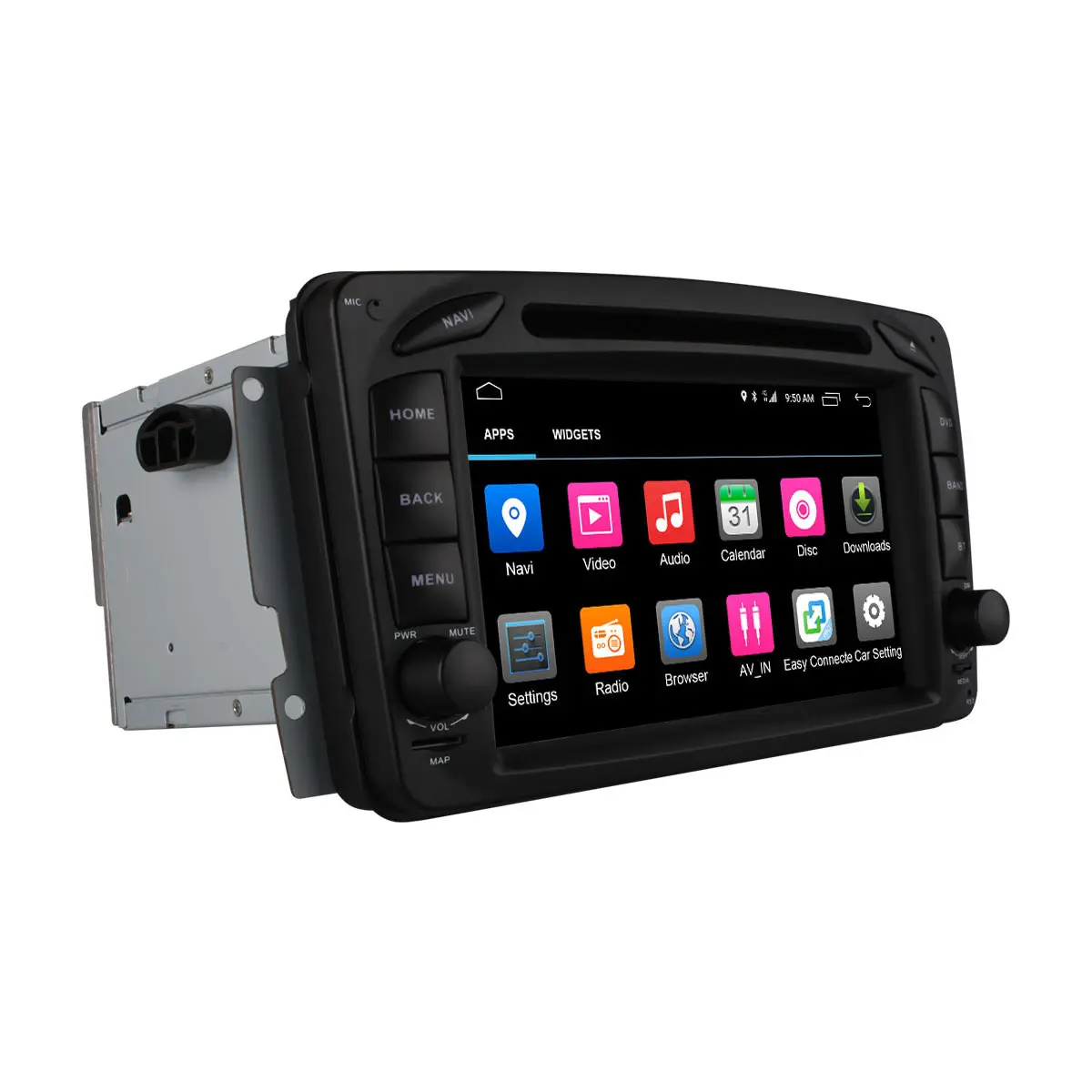4G SIM LTE Android 6 0 Восьмиядерный автомобильный DVD плеер GPS для Mercedes W209 W203 W168 M ML W163 W463 Viano