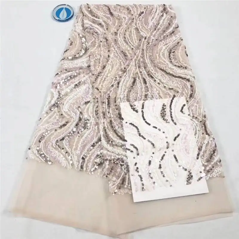 Африканская сетчатая кружевная ткань 2019 французская неш вышитая нигерийская