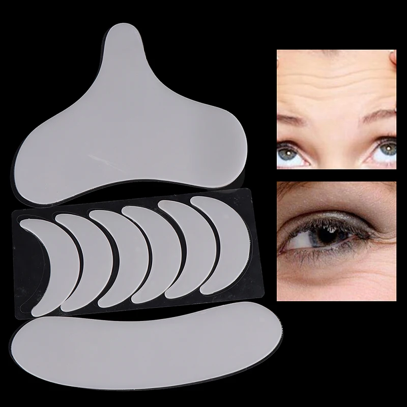 

1SET Reusable Anti Wrinkle Chest Pad Silicone Transparent Removal Patch Face Skin Care Anti Aging Breast Lifting Chest Patch