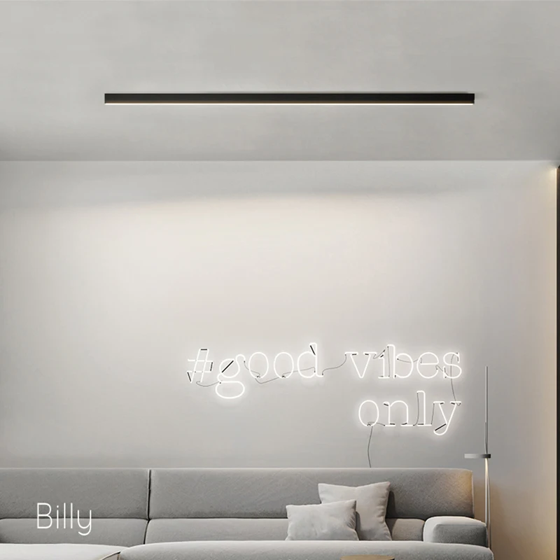 $57.00 Living room without main light lighting minimalist ceiling light aisle balcony bedroom dining room surface mounted linear light