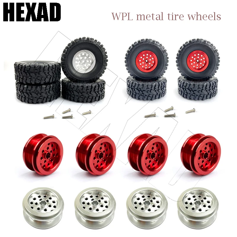 

Upgraded Spare Parts Metal Wheel Rim for 1/16 WPL Henglong B1 B14 B16 C14 C24 B24 B26 B36 Ural Q60 Q61 Q62