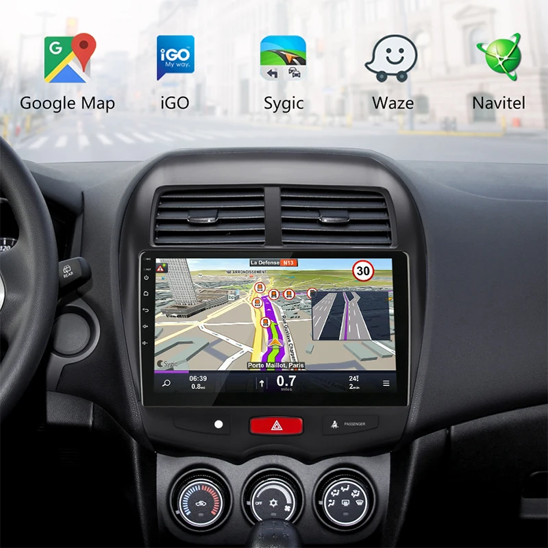 2G+ 32G Android автомобильный радио мультимедиа Navi плеер 2 din dvd для Mitsubishi ASX 2010- CITROEN C4 peugeot 4008 gps навигация