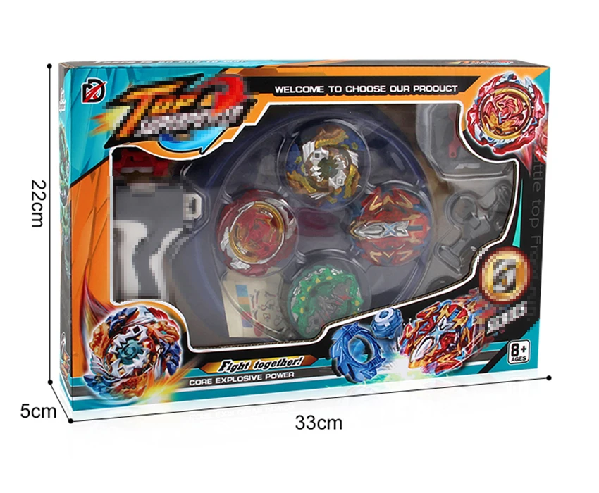 Новые 4 шт. Bayblades Burst Box держатель Beyblades Popper 4D Fusion Metal Arena битва Классические игрушки B104 B105 B106 B120 оригинальная коробка