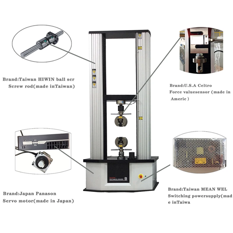 CE компьютерное управление электронная Универсальная испытательная машина |