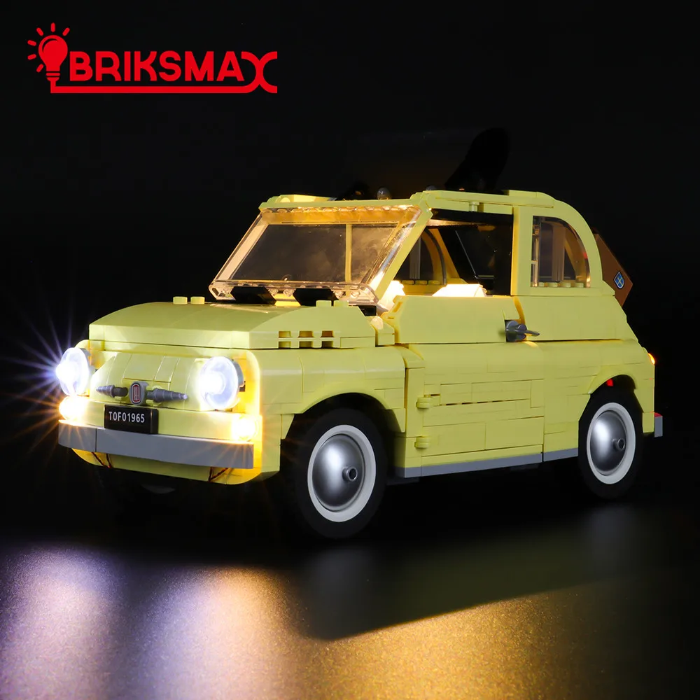 Светодиодный светильник BriksMax для 10271 создателя Fiat 500 игрушечные машины