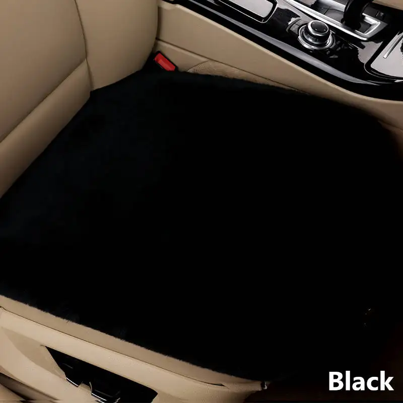 

Warm Car Seat Cover Cushion Winter Universal Front Velvet Car Seat Covers For All Sedan Comfortable Car Chair Pad