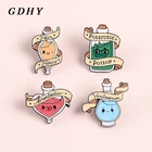 Брошь на булавке GDHY, с эмалью, волшебные Зелия, полисоковое зелье, Феликс, амоктения, жидкие ювелирные изделия, значки волшебника, булавка, подарки