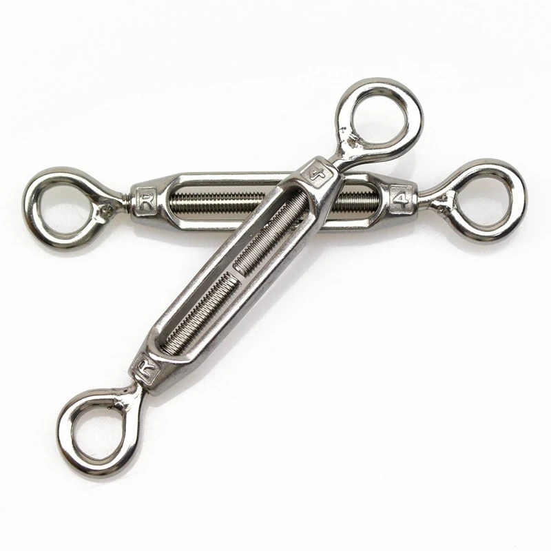 M4 нержавеющая сталь 304 Поворотный Зажим для глаз и натяжение троса (5 шт.) |