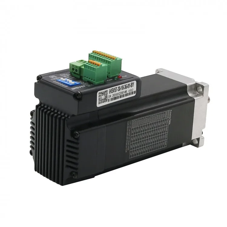 

NEMA23 JMC iHSV57-30-18-36-01-BY 36VDC 180W 3000rpm 0.6Nm 57 Integrated Servo Motor
