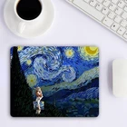 Van Gogh рекламный коврик для мыши маленький размер прямоугольный моющийся подходит для домашнего настольного компьютера офиса ноутбука геймера коврик для мыши
