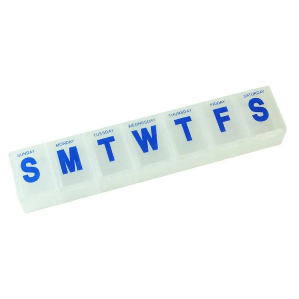 Органайзер для хранения таблеток на неделю портативный дорожный органайзер 7