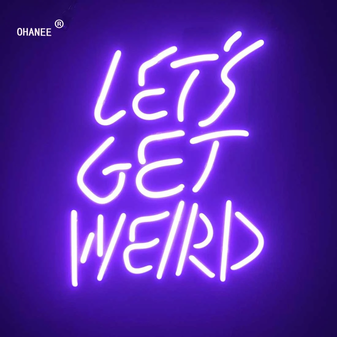 Изготовление на заказ позволяет получить Weired неоновый знак светильник Настоящее